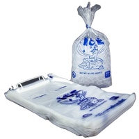 Sacs à glaçons en plastique Prix bon marché Sac à glaçons en plastique pour sucettes glacées Sac alimentaire Twist Tie
