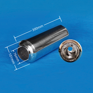 3 inch <span class=keywords><strong>interface</strong></span> roestvrijstalen tornado middenpijp demper resonator voor auto-uitlaatgeluid en koppelverbetering - Product Image 2