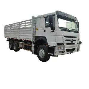 Sinotruk 400/430HP 6*4 camión plano de caída de pared lateral 10 Wheeler Board Fence Box camión de carga con remolque completo para la venta de Etiopía