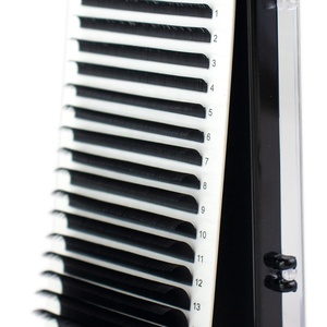 Eyelash Extensions Custom Curl 0.06mm 0.07mm Thickness 15-20mm Easy Fan <b>Lashes</b> Light Healthy Glue <b>Adhesive</b> Korean Material - Product Image 6