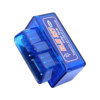 Mini Elm327 OBD2 Elm 327 V1.5 OBD 2 Herramienta de diagnóstico de coche Escáner Elm-327 Adaptador OBDII Herramienta de diagnóstico automático