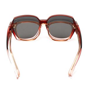 Lunettes de soleil à clipser TR90 en gros, grandes montures pour femmes, surdimensionnées, tendance, à porter par-dessus les lunettes de vue - Product Image 3