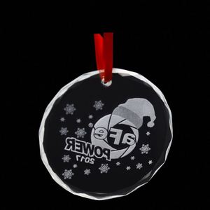 Adornos Navideños de Cristal en Blanco al por Mayor de Fábrica, Colgantes de Cristal con Diseño Personalizado, Adornos Navideños Colgantes de Cristal - Product Image 1