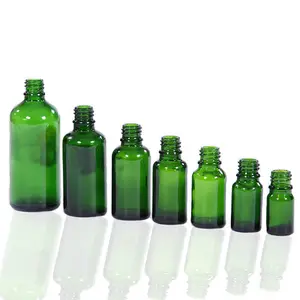 5ml 10ml 15ml 20ml 30ml 50ml 100ml bouteilles en verre vert bleu clair ambre bouteille en verre d'huile essentielle