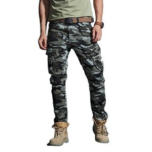 <span class=keywords><strong>Pantaloni</strong></span> Casual da <span class=keywords><strong>uomo</strong></span> alla moda estivi Slim Fit a vita media, <span class=keywords><strong>pantaloni</strong></span> Cargo tattici con tute mimetiche sottili - Product Image 1