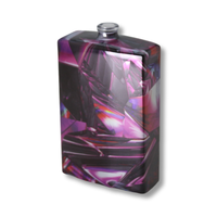Bouteille de parfum Eco-Friendly Professional Reed Diffuseur Luxury Spray Frosted Dark Purple Roller Round Oil 100ml Bouteille de parfum