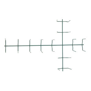 उच्च गुणवत्ता <span class=keywords><strong>18</strong></span> इंच पार क्लैंप शैली पुष्पांजलि फार्म DIY सजावट धातु तार पुष्पांजलि फ्रेम - Product Image 2