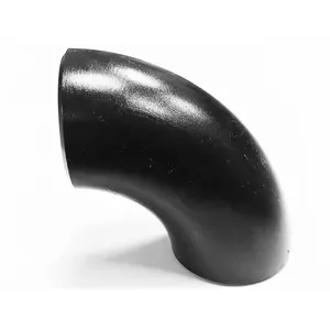 1/2" Small size butt weld black elbow seamless pipe elbow