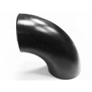 1/2 "Small Size Butt Weld Cotovelo Preto Seamless Pipe Elbow - Product Image 1