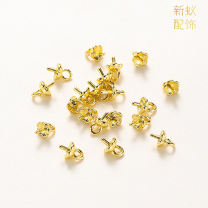 ฐานจี้รูปผีเสื้อ ชุบทอง 14k/18k ทำจากทองแดง สำหรับทำต่างหู DIY อุปกรณ์ตกแต่งเครื่องประดับ ขนาด 0.65 ซม. 0.4 ซม. 1 ซม. 0.5 ซม. - Product Image 5
