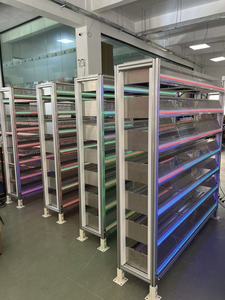 מדף פלטות סלקטיבי חכם מסוג NEW Macinte IRS-20R-1400-7D-16, נירוסטה, 7 שכבות, SMT, עם הגנה מפני ESD למחסן - Product Image 2