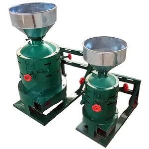 Small Soybean Oat Buckwheat Husking Peeler Wheat And Barely Corn Dehulling Peeling Machine