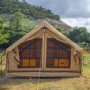 Grande <span class=keywords><strong>tente</strong></span> de glamping gonflable pour <span class=keywords><strong>8</strong></span> <span class=keywords><strong>personnes</strong></span>, 1 chambre, 1 salon, imperméable, coupe-vent, <span class=keywords><strong>tente</strong></span> de camping familiale de luxe pour l'extérieur - Product Image 5