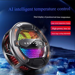 Produit phare : Refroidisseur de téléphone gaming intelligent à contrôle de température IA avec écran LED et refroidissement semi-conducteur <span class=keywords><strong>pour</strong></span> accessoires de téléphone gaming - Product Image 2