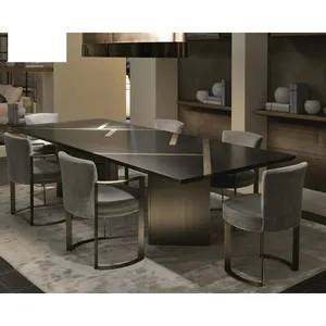 Kf Casa Kitchen Home Furniture Dining Room Table Set Modern 6 Seater Luxury Dining Table Sets