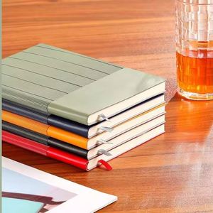 Custom Luxury Pu Soft Leather Skin Feel Office Convenience A5 <b>Notebook</b> <b>Set</b> Journal With <b>Pen</b> for Business - Product Image 5