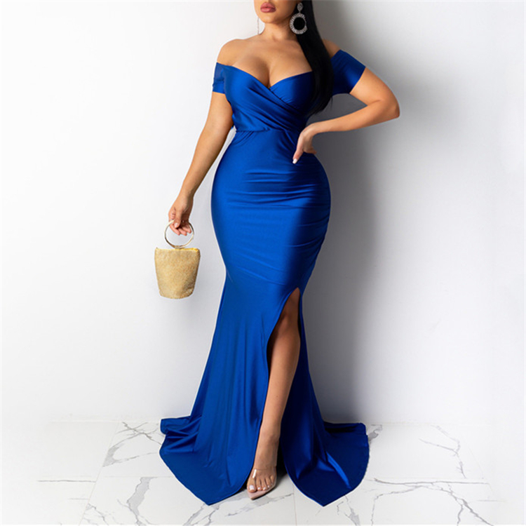 blue and green embroidered dress Blue Embroidered Hem Sleeveless Midi Dress with Bow main image 1
