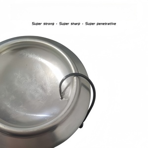 ตะขอตกปลามีหนามเหล็กคาร์บอนสูงสีดำสำหรับตกปลาคาร์พปลาเทราท์ปลาหมึก - Product Image 6