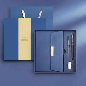 ชุดของขวัญหนัง A5 5ชิ้นสมุดแพลนเนอร์สมุดโน้ตออกแบบโลโก้ได้ตามต้องการชุดของขวัญปากกาสำหรับธุรกิจขายส่งเป็นของขวัญส่งเสริมการขาย - Product Image 2