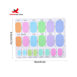 Fibres de soie non tissées en gros à bas prix pour formes d'extension d'ongles - Product Image 5