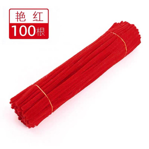 Twist Stick Craft Pipe Cleaner Colorful Soft Fiber Diy <b>Flower</b> Making Material For Kids - Product Image 3