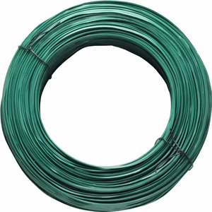 Fil Offre Spéciale de GI de fil enduit de PVC galvanisé de haute qualité de 1.25MM 1.65MM avec le revêtement de PVC - Product Image 1