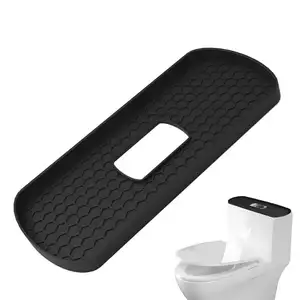 New Arrive Non Slip Toilet Storage Bathroom Silicone Storage Tray Kitchen Soap Counter Drying Organizer Tray Storage Mat