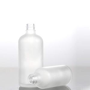 Frosted White Glass Essential Oil Dropper <b>Bottle</b> with Clear Serum & Cosmetic Packaging Luxury Eco-friendly Eye Drop - Product Image 4