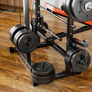 フィットネス 機器 筋力 トレーニング バーベル ウェイトベンチ 多機能 バーベル 重量挙げ パワーラック ウェイトベンチ - Product Image 4