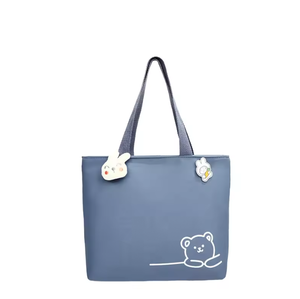 Sac fourre-tout de loisirs, sac créatif multicolore fait main de grande capacité, sac quotidien en toile durable, mini sac de shopping en toile pour femme - Product Image 5