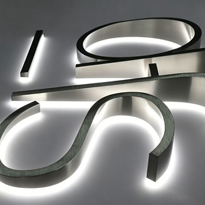 Illuminated <b>LED</b> <b>Number</b> Sign Silver Aluminum Wall Decor 5000K Daylight Easy Installation 2-Year Warranty - Product Image 1