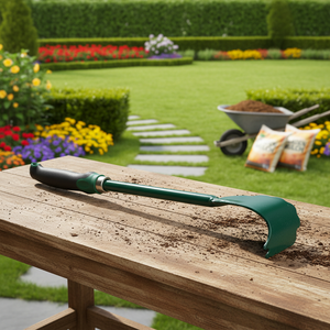 Nettoyeur de lame de tondeuse à gazon en caoutchouc vert et noir et en tuyau de fer LTJY, grattoir de nettoyage de jardin, outils de taille GA173B - Product Image 5