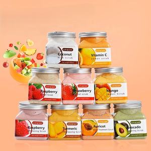 Gommage Corporel Bio en Gros Parfum Fruité avec Vitamine C Anti-Âge & Éclaircissant pour Exfoliation <span class=keywords><strong>Peau</strong></span> de Poulet Nettoyage en Profondeur - Product Image 1