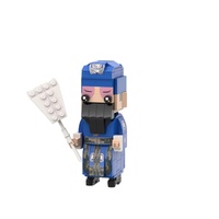 Figurines de construction personnalisées de l'Opéra de Pékin chinois, briques de costumes ethniques traditionnels, personnage DIY, souvenir, cadeau OEM