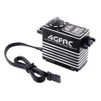 Servo AGFRC A81FHX 54KG de Súper Torque, 0.082 Segundos de Alta Velocidad, Carcasa CNC, Engranaje de Acero Resistente, 4 Polos, Estándar BLS para RC Todoterreno