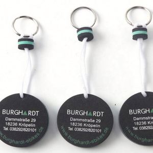 Eco-Friendly Soft EVA Foam Floating Keychain Budget-friendly <b>Plastic</b> <b>Key</b> <b>Ring</b> for Cars & Promotions Cheap Price - Product Image 3