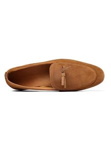 Men's Fashionable New Style Casual Dress <b>Shoes</b> <b>Slip</b> <b>On</b> <b>Leather</b> Pointed Toe Walking <b>Shoes</b> Waterproof for Autumn Season - Product Image 6