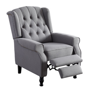 Tiger Chair <b>Reclining</b> Single Sofa High Back Leather Living Room Retro Bedroom Foam Filling Adult Use - Product Image 5