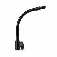 Bras flexible en métal Prime Focus 11''/28 cm avec filetage 1/4'' pour éclairages vidéo LED, flash annulaire et accessoires de photographie