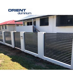 Clôture de confidentialité en métal autoportante, écran de <span class=keywords><strong>sécurité</strong></span>, bordure occultante, clôture en aluminium, installation facile, ensembles de clôtures en <span class=keywords><strong>grille</strong></span> métallique - Product Image 5