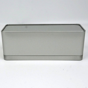 Rectangular Rounded Corner Tin <b>Box</b> Food Grade <b>Metal</b> Tin Container Long Shape Tinplate Case For Tea Cookie Gift Storage - Product Image 6