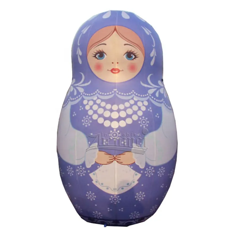 Nightclub inflável personalizado gigante inflável Matryoshka para a decoração do partido