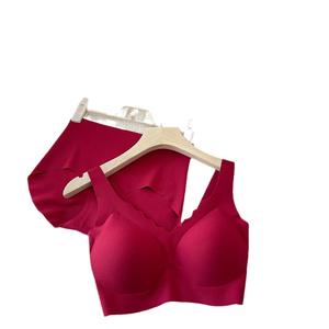 Directo de fábrica Big Red Box <span class=keywords><strong>Lunar</strong></span> Año Nuevo Ropa interior Cómoda Push-up Sin anillo de acero Sección delgada Sin rastro Conjunto de sujetador - Product Image 6