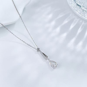 Colgante de Diamante Cultivado en Laboratorio Pt950 Platino, Elegante Collar de Joyería Fina para Mujer, Cadenas de Diamantes, Joyería de Diamantes de Laboratorio - Product Image 3
