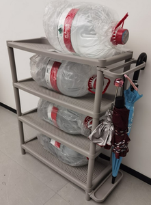 Wholesale New Style <strong>White</strong> Plastic Umbrella Stand Rack 4 Layers <strong>Shoes</strong> Rack <strong>Shelf</strong> - Product Image 3