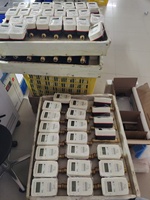 Compteur d'eau numérique intelligent à ultrasons R200-R400 4G LoRaWAN GPRS Lora Modbus RS485 en laiton IP68 OEM