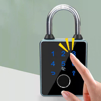 Serrure à cadenas TTLock, serrure à empreintes digitales, cadenas intelligent, système de serrure de porte à empreintes digitales, cadenas numérique avec carte SIM