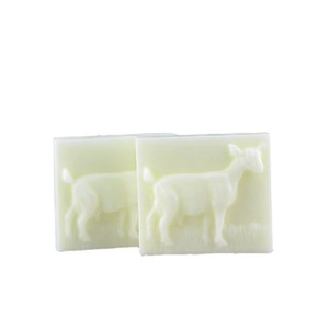 Savon au lait de chèvre fait à la main avec des huiles essentielles barre solide pour lavage du visage et du corps nettoyant nourrissant hydratant Rose savon au lait - Product Image 2