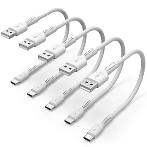 סוג usb c USB טעינה מהירה כבל נתונים מסוג לבן usb-c טעינה במהירות סופר USB כדי להקליד את כבל הטלפון הנייד