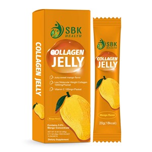Gelée de collagène faible en calories, concentré de vitamine C et de mangue, soutien pour les cheveux, les ongles, la peau et les articulations, complément de collagène - Product Image 1